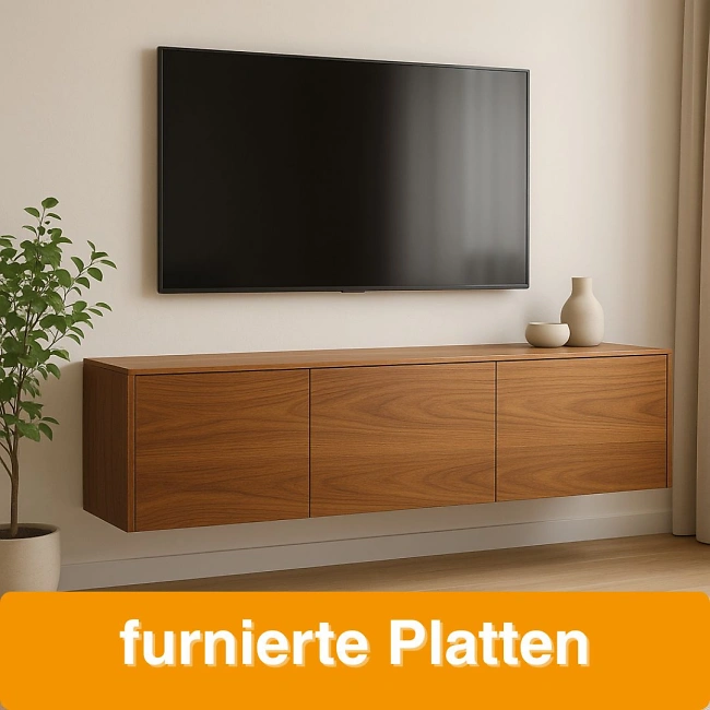 furnierte Platten