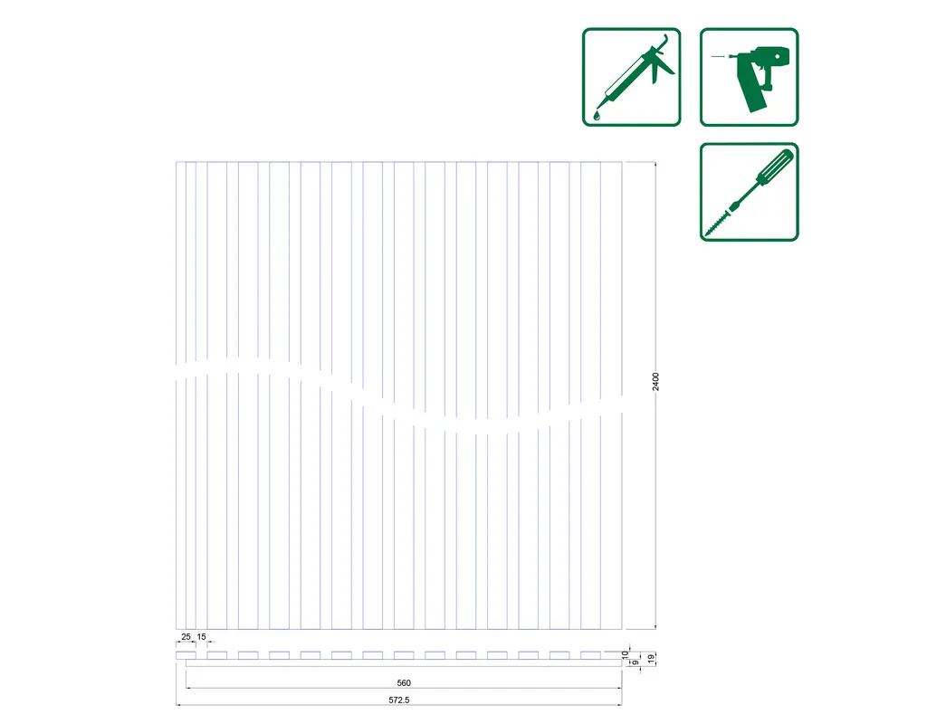 Tymbrr Akustikpaneel Premium Walnut