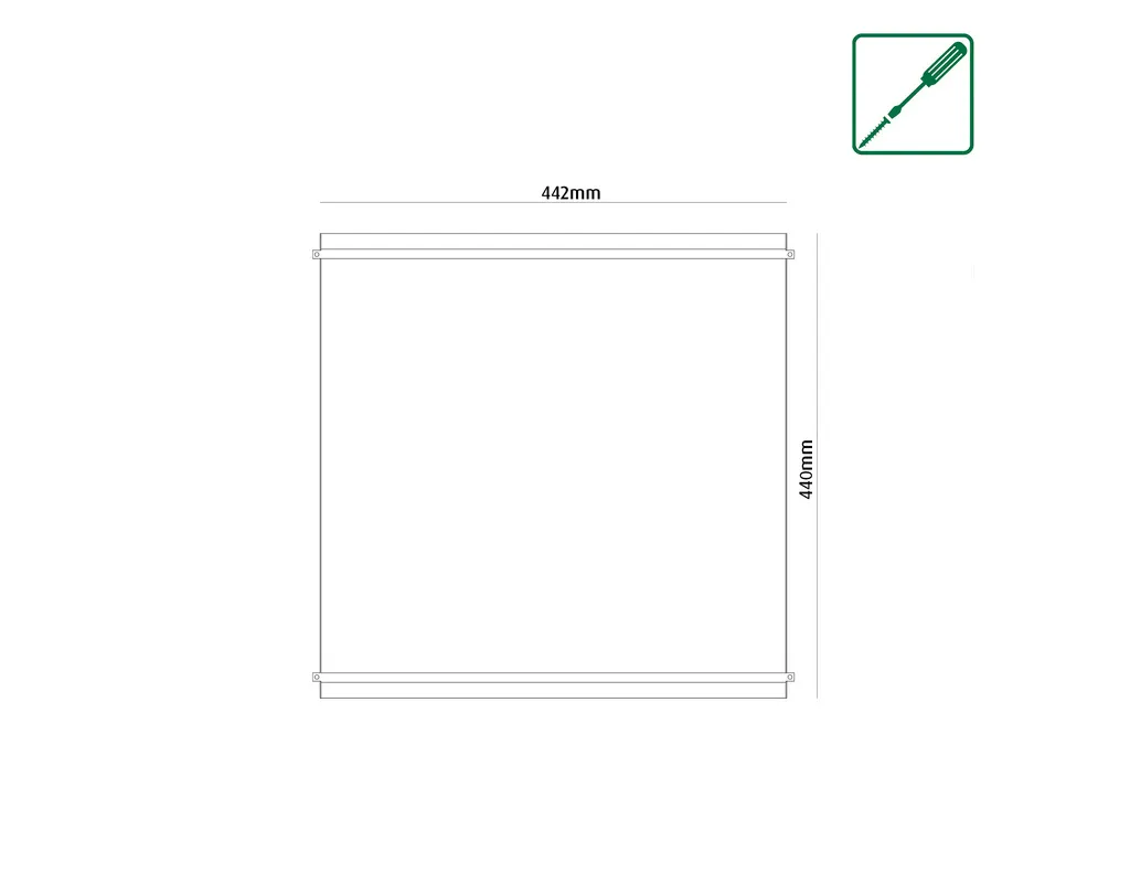 Letterboard 450x440x20mm