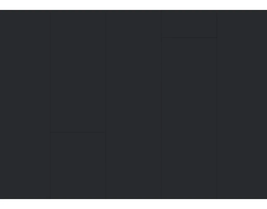 Dekorpaneele Uni mattschwarz