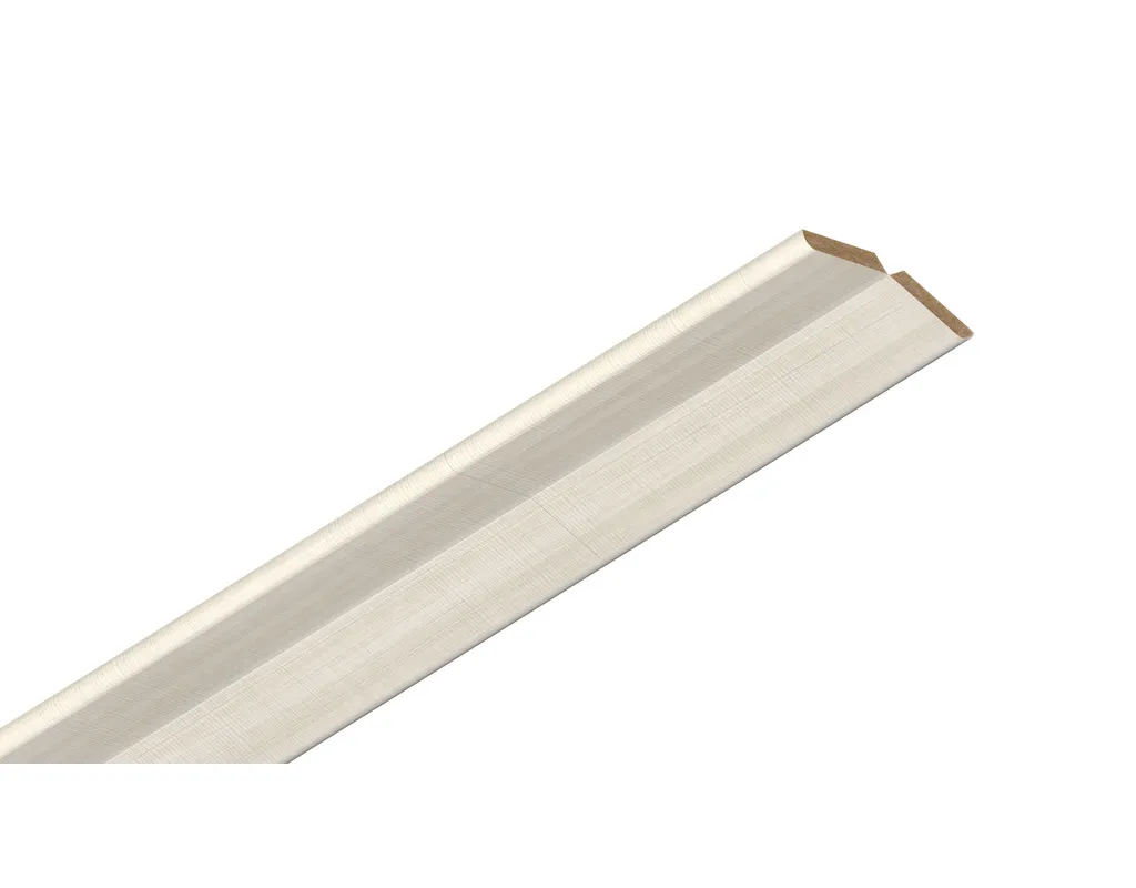 Faltwinkelleiste Pinie champagnerwei&szlig;