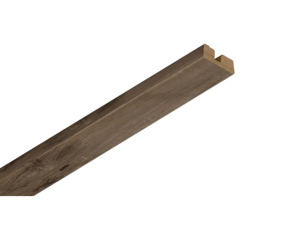 Deckenabschlussleiste Eiche dunkelbraun
