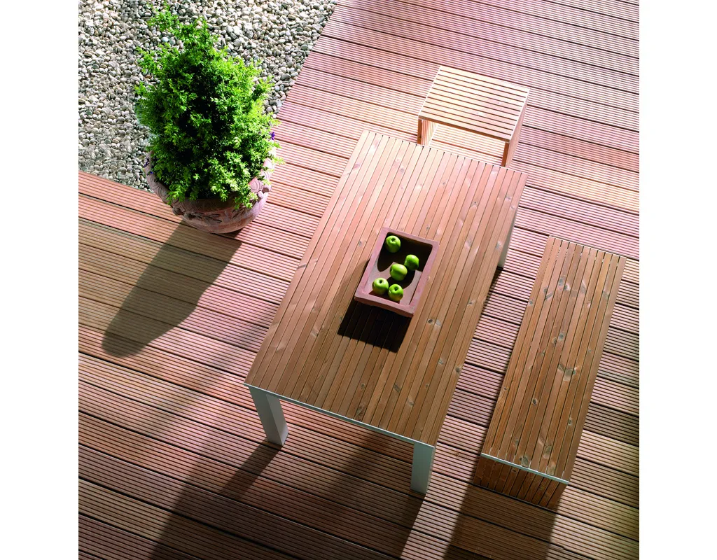 Terrasse Bangkirai 38x145, 396cm AD