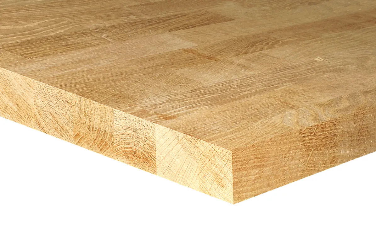 18 mm Leimholzplatte Eiche B/C