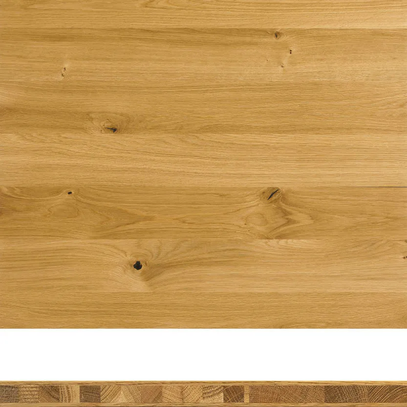 Naturholzplatte Wildeiche 3-Schicht